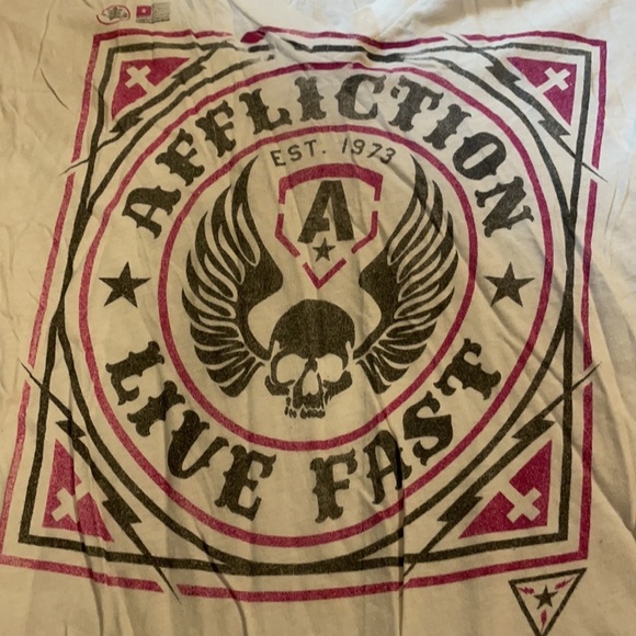Affliction t shirt - Picture 3 of 5
